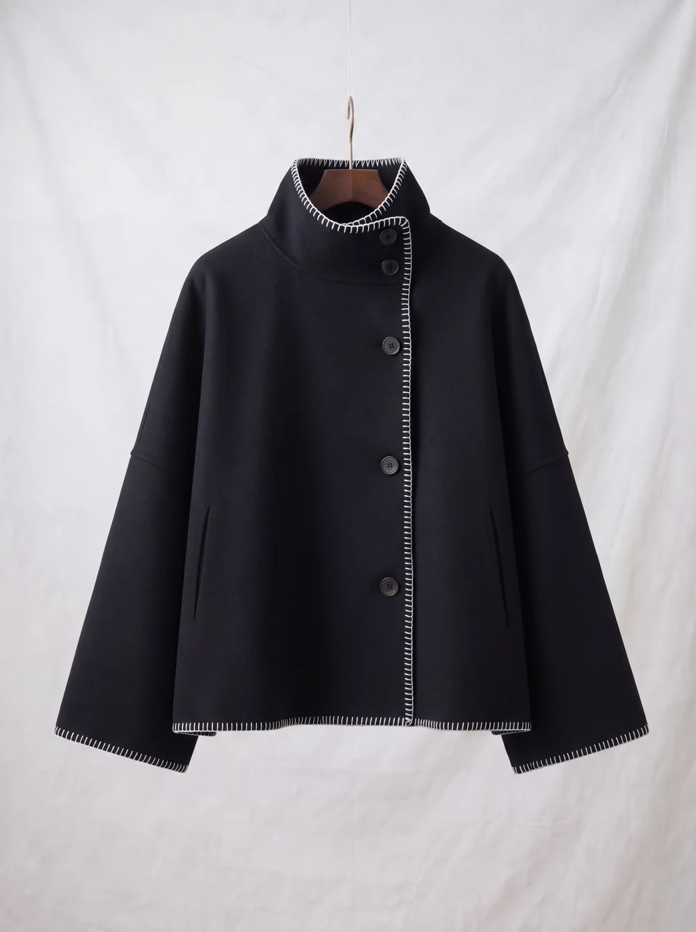 LIVIA | Chaqueta de Abrigo con Cuello Alto