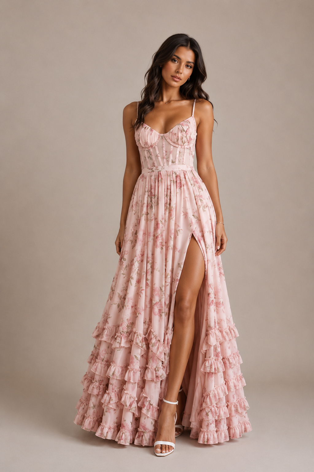VIOLETA | Vestido Largo Floral