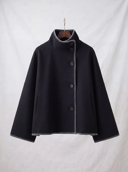 LIVIA | Chaqueta de Abrigo con Cuello Alto
