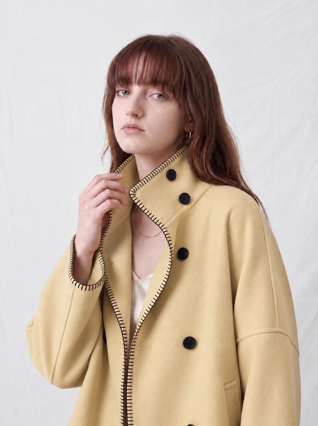 LIVIA | Chaqueta de Abrigo con Cuello Alto