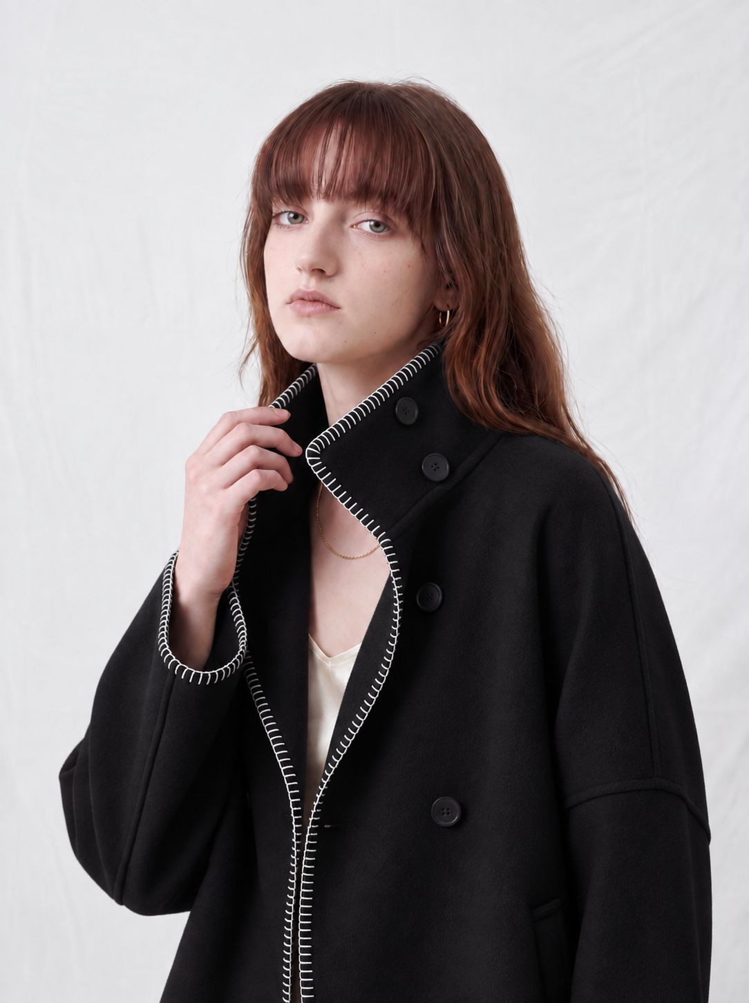 LIVIA | Chaqueta de Abrigo con Cuello Alto