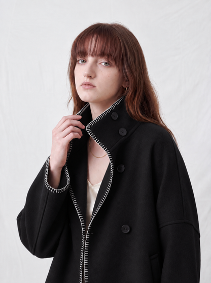 LIVIA | Chaqueta de Abrigo con Cuello Alto