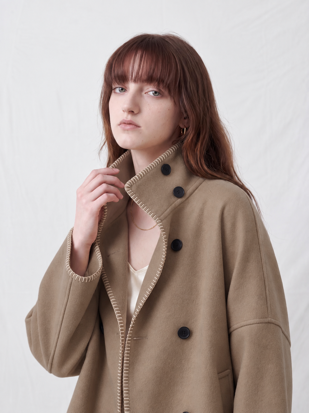 LIVIA | Chaqueta de Abrigo con Cuello Alto