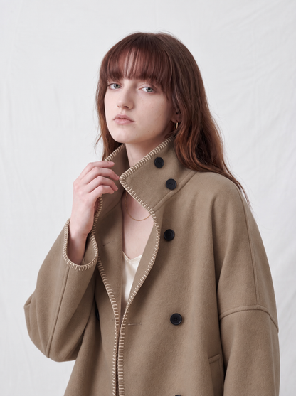 LIVIA | Chaqueta de Abrigo con Cuello Alto