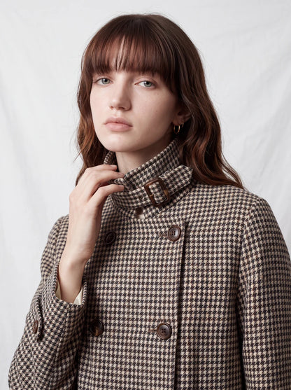 SOFIA | Chaqueta de Cuadros de Corte Elegante