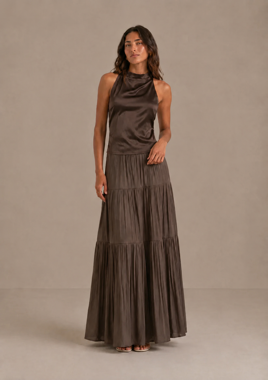 AMELIA | Falda Maxi Fluida