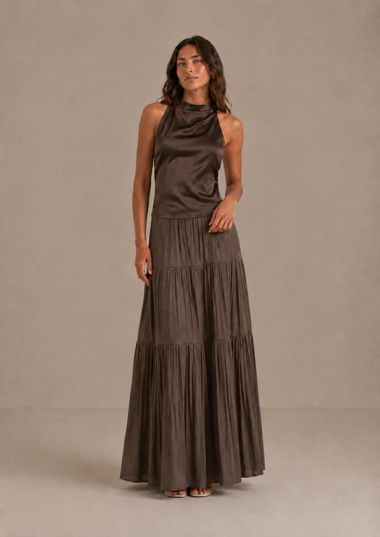 AMELIA | Falda Maxi Fluida
