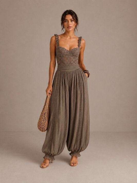 VALERIA | Mono Boho de Encaje