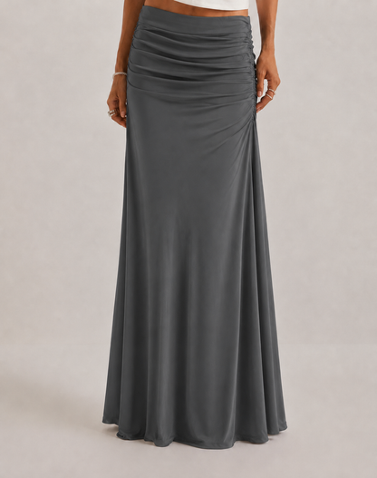 LAIA | Falda Maxi Elegante Fruncida