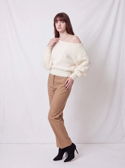 LARA | Jersey de Punto Efecto Pelo