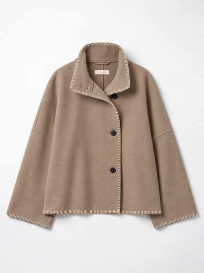 LIVIA | Chaqueta de Abrigo con Cuello Alto