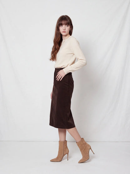 ALLEGRA | Botines de Tacón Fino en Ante