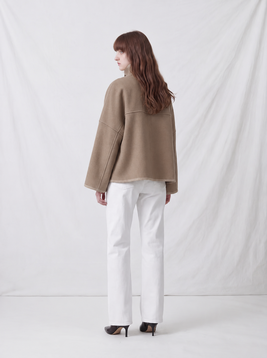 LIVIA | Chaqueta de Abrigo con Cuello Alto