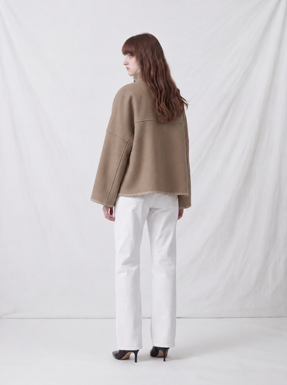 LIVIA | Chaqueta de Abrigo con Cuello Alto