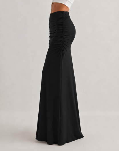 LAIA | Falda Maxi Elegante Fruncida