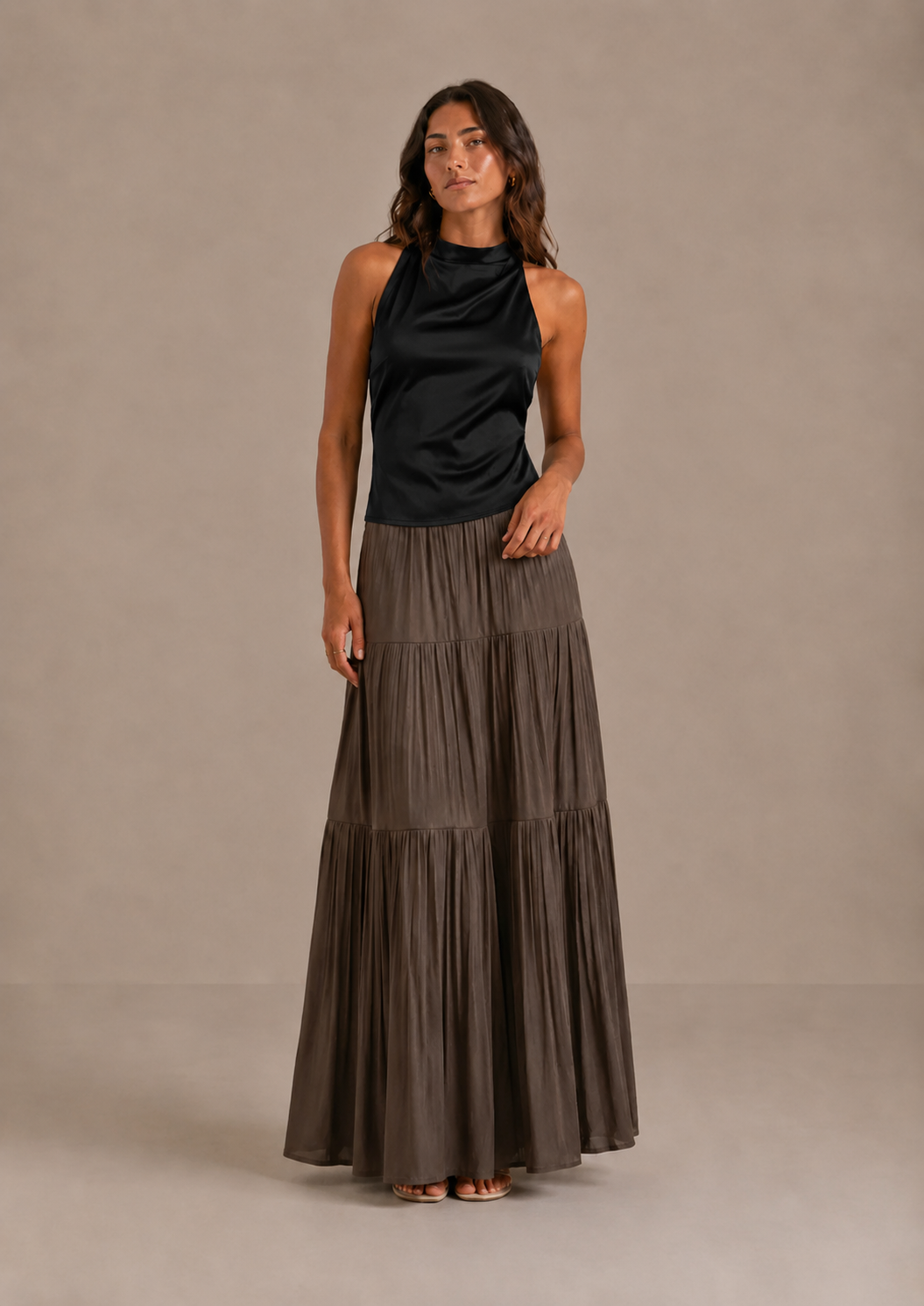 AMELIA | Falda Maxi Fluida