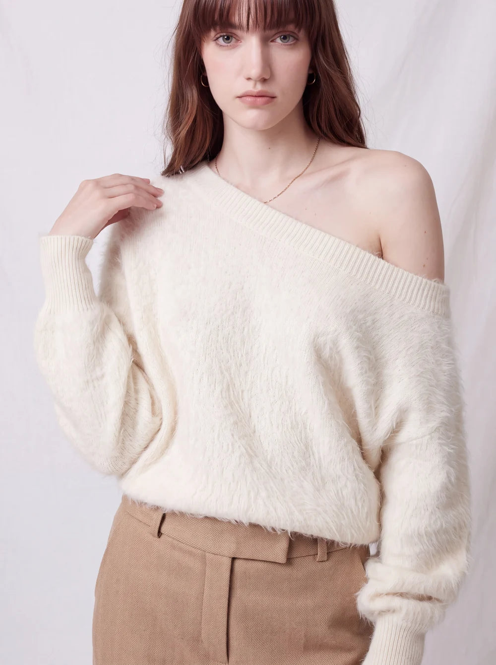 LARA | Jersey de Punto Efecto Pelo