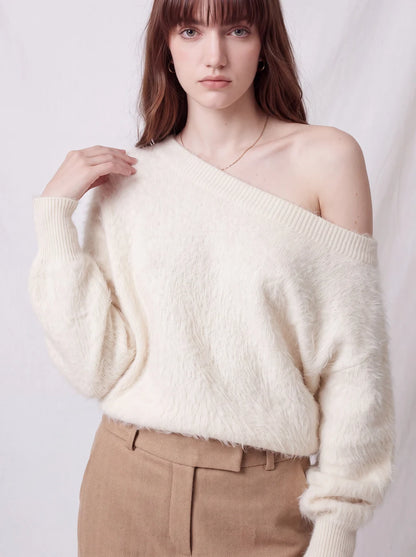 LARA | Jersey de Punto Efecto Pelo