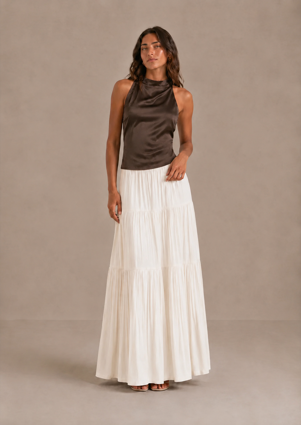 AMELIA | Falda Maxi Fluida