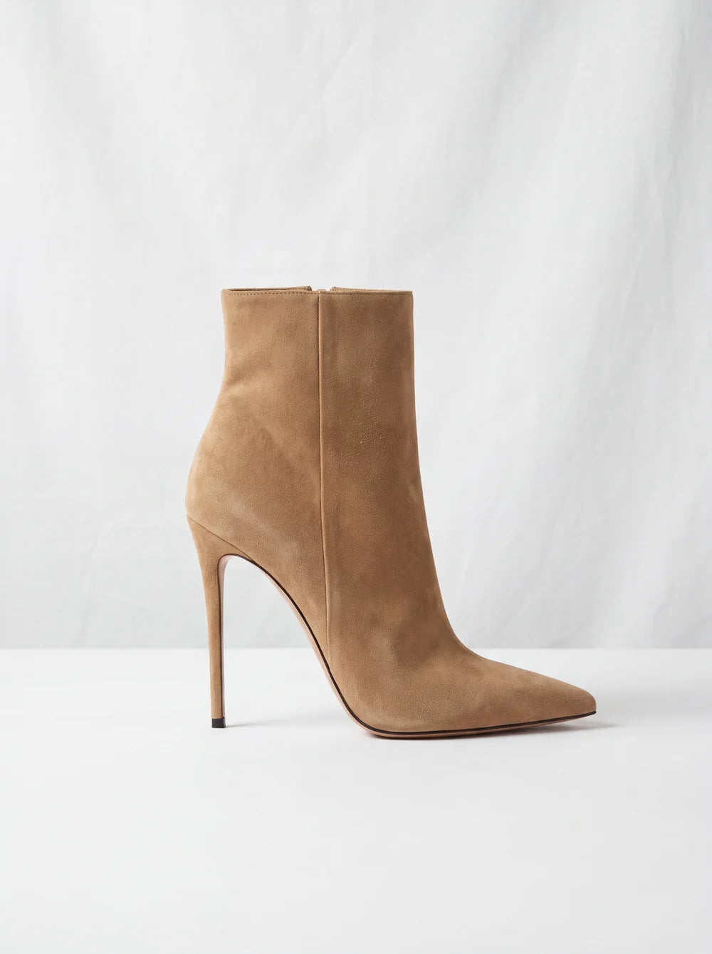 ALLEGRA | Botines de Tacón Fino en Ante