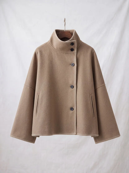LIVIA | Chaqueta de Abrigo con Cuello Alto