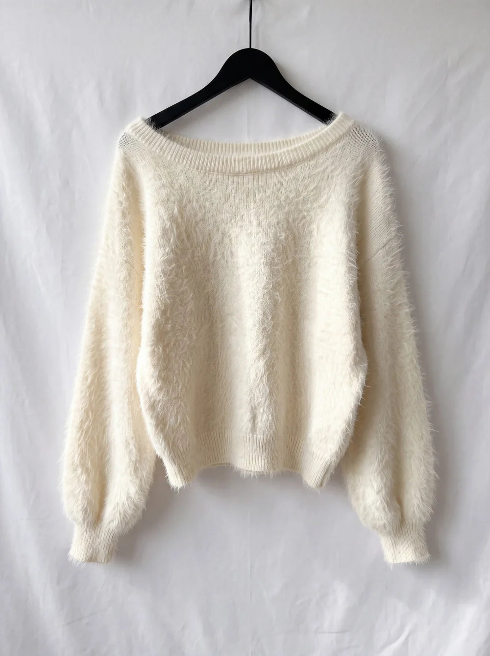LARA | Jersey de Punto Efecto Pelo