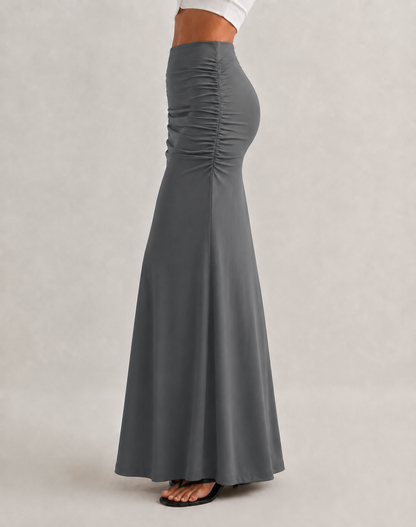 LAIA | Falda Maxi Elegante Fruncida