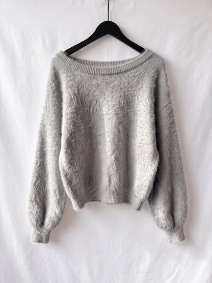 LARA | Jersey de Punto Efecto Pelo