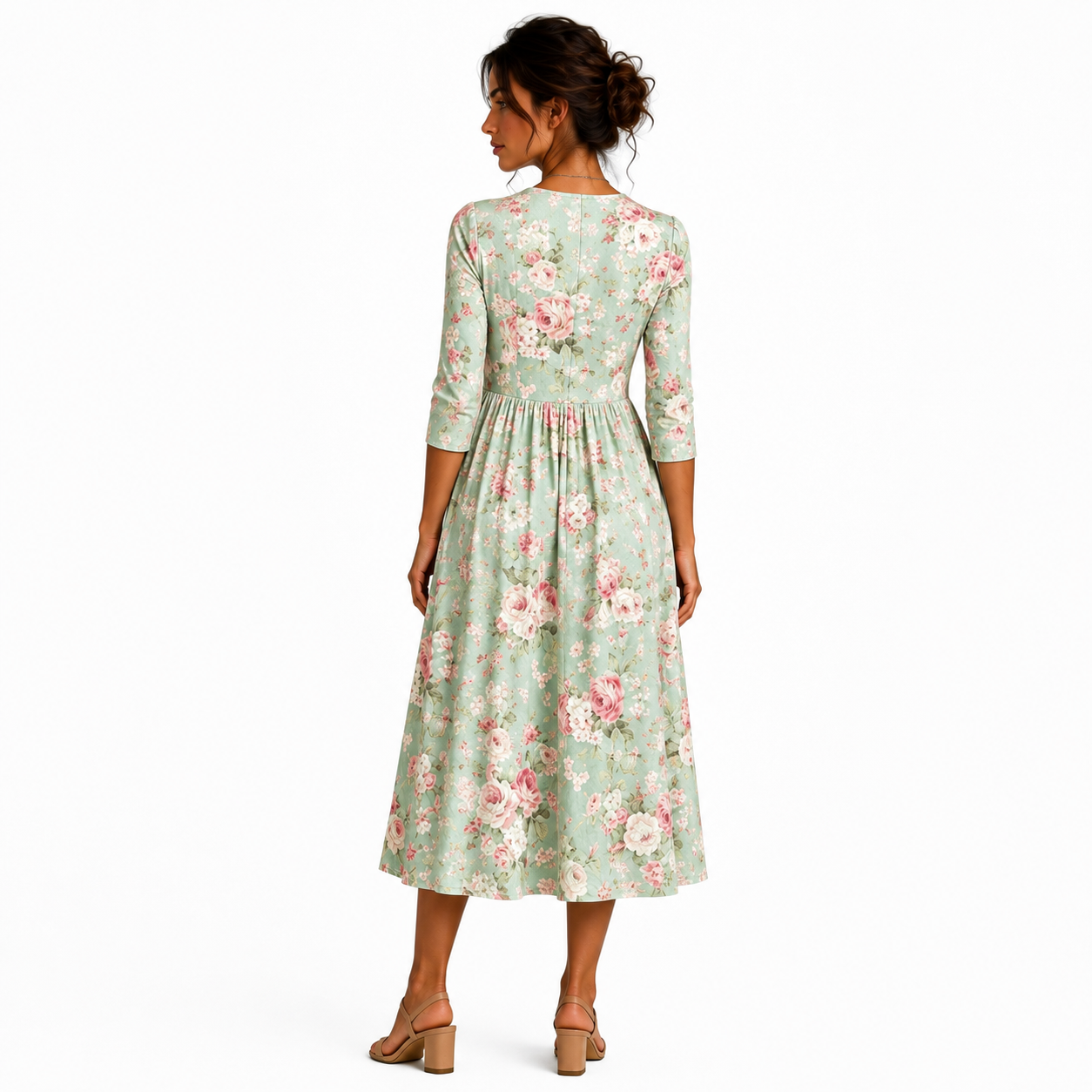 AITANA | Vestido vintage con Estampado Floral