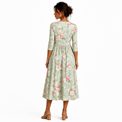 AITANA | Vestido vintage con Estampado Floral