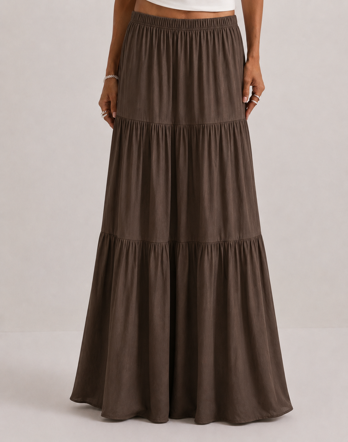 AMELIA | Falda Maxi Fluida