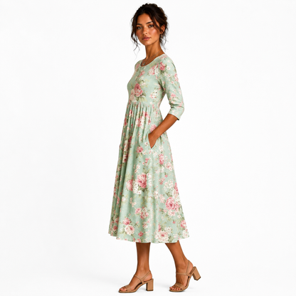 AITANA | Vestido vintage con Estampado Floral