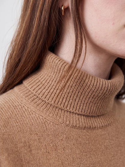 GRETA | Jersey de Punto de Cuello Alto