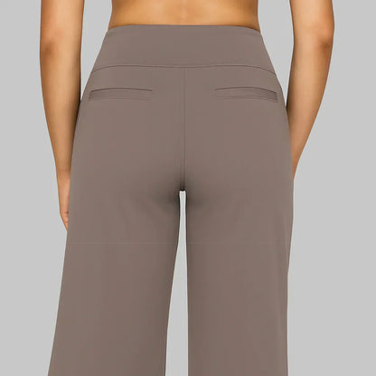 AINARA | Pantalones elásticos de tiro alto