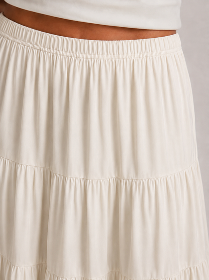 AMELIA | Falda Maxi Fluida