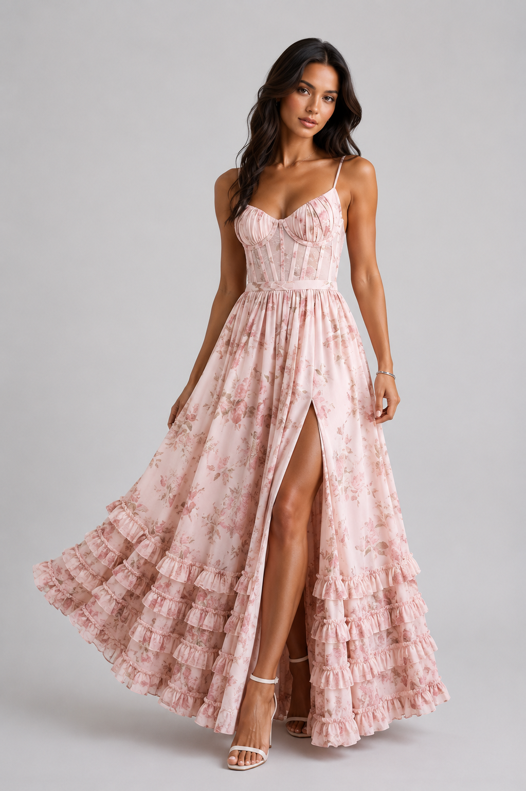 VIOLETA | Vestido Largo Floral