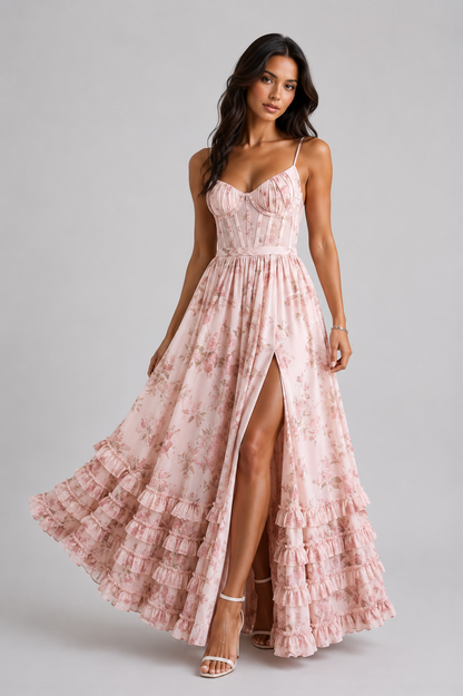 VIOLETA | Vestido Largo Floral