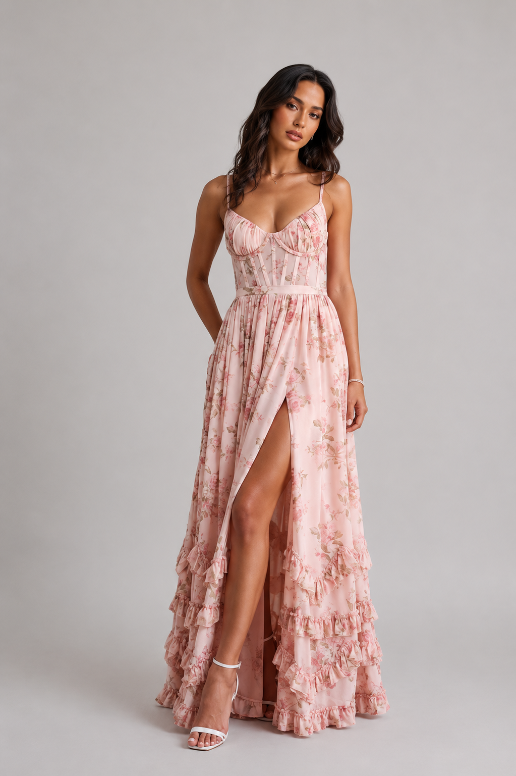 VIOLETA | Vestido Largo Floral