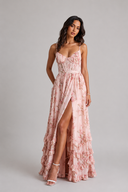 VIOLETA | Vestido Largo Floral