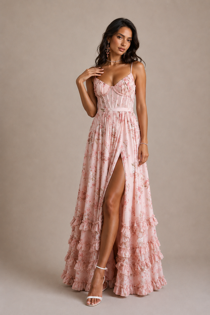 VIOLETA | Vestido Largo Floral