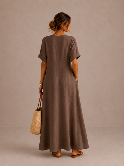 MAIA | Vestido elegante con bolsillos