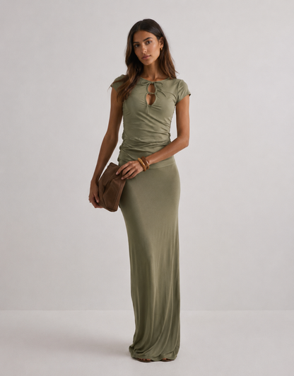 CLAUDIA | Falda Maxi