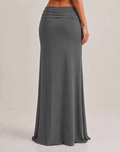 LAIA | Falda Maxi Elegante Fruncida