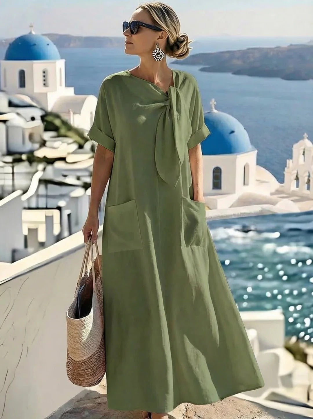 MAIA | Vestido elegante con bolsillos