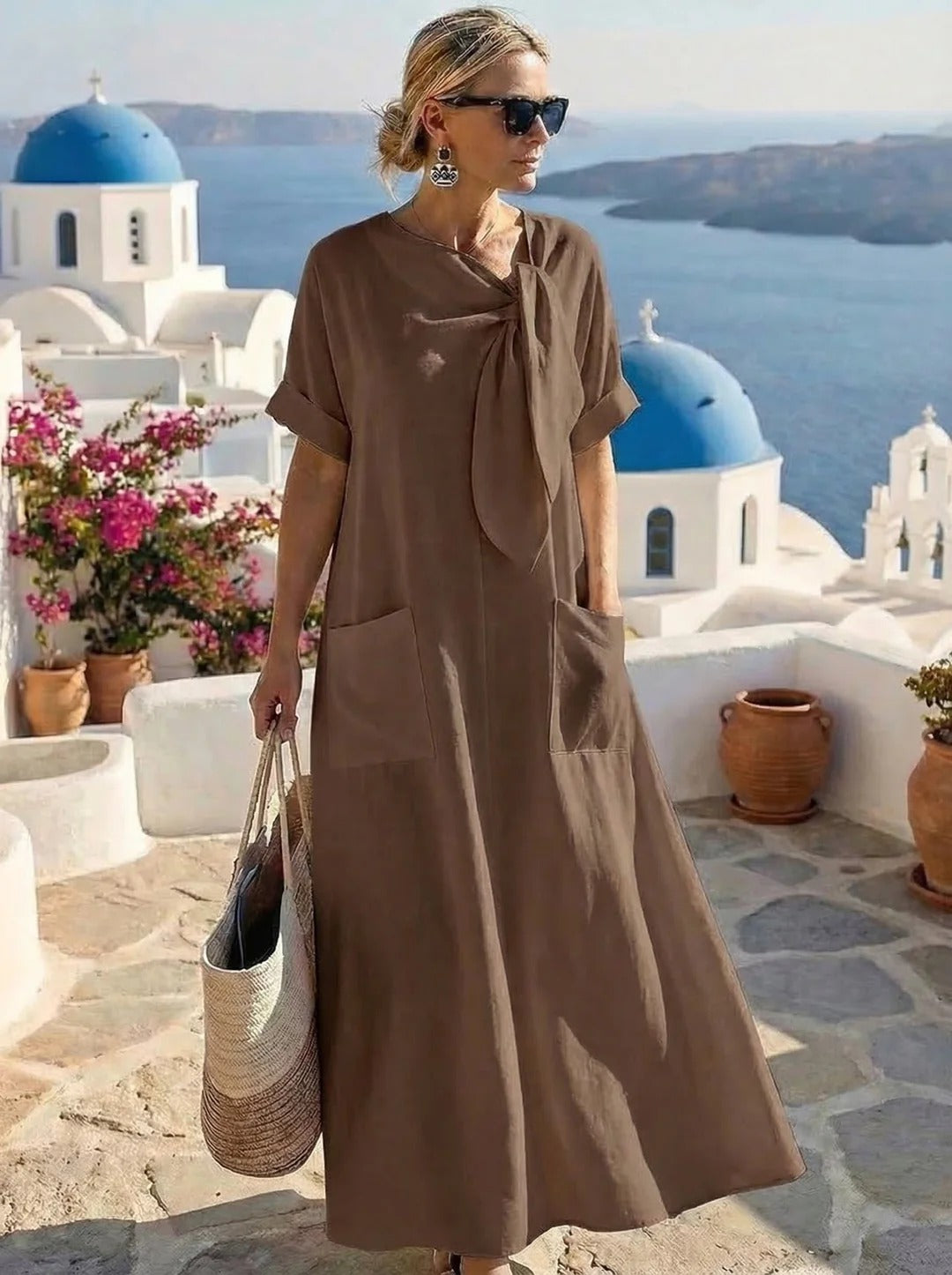 MAIA | Vestido elegante con bolsillos