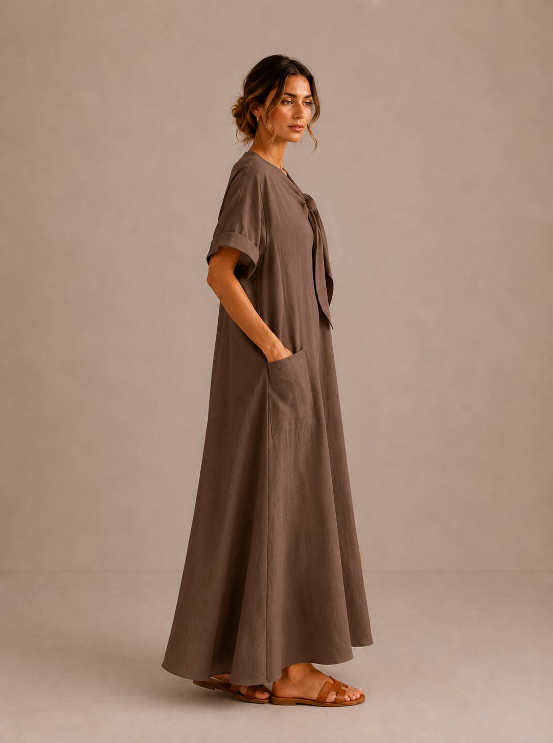 MAIA | Vestido elegante con bolsillos